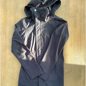 Women’s Icebreaker Highline, 3/4 length trench coat | XS| ink black